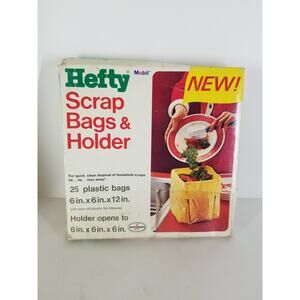 Vintage Hefty Mobil Chemical Kitchen Scrap Bags (ONLY BAGS)
